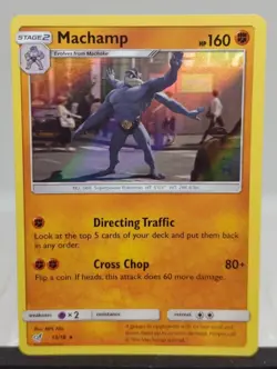 Pokemon Card - Detective Pikachu 13/18 - MACHAMP (holo-foil) LP - FREE SHIPPING - Image 1