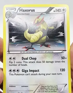 Haxorus 88/101 Holo Noble Victories Pokemon Card NM Rare - Fast Shipping - Image 4