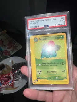 2002 POKEMON EXPEDITION #82 IVYSAUR PSA 9 - Image 1