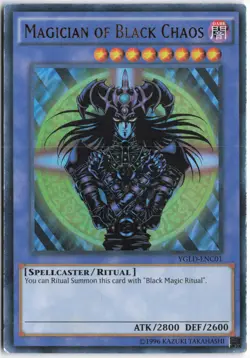 Yugioh - Magician of Black Chaos YGLD-ENC01 Unimited - King of Games: Yugi's Leg - Image 1