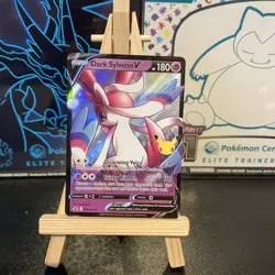 Pokemon TCG Dark Sylveon v SWSH134 Black Star Promo Card Celebrations - NM - Image 2