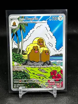 Pokemon Cards Alolan Dugtrio 208/191 Illustration Rare Surging Sparks - (NM) - Image 1