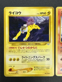 [No Import Duty (US)] Entei Raikou Suicune Premium File 3 Promo Pokemon Card - Image 3