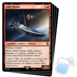 RMS TITANIC X4 Universes Beyond: Doctor Who Magic MTG MINT CARD - Image 1