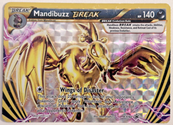 Mandibuzz BREAK XY182 Pokemon TCG Card XY Black Star Promo - LP - Image 1
