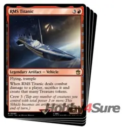 Rms Titanic X4 M/NM Magic: The Gathering MTG Universes Beyond: Doctor Who - Image 1