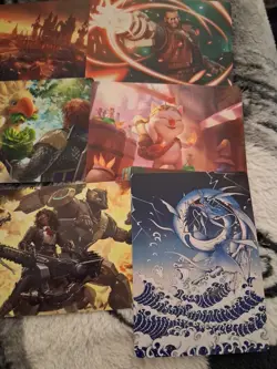 Final Fantasy Art Series Lot x9 - 38, 29, 28, 18, 13, 10, 8, 3, 2/53 - Image 2