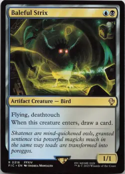 Baleful Strix R Commander: FINAL FANTASY 318 NM MTG - Image 1
