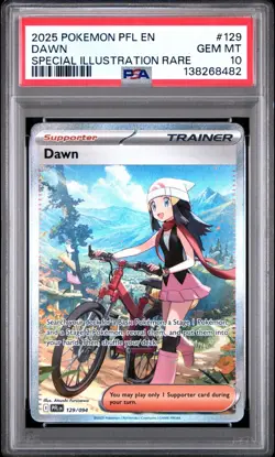 Pokemon Me02 PFL EN-Phantasmal Flames #129 Dawn SIR PSA 10 - 138268482 - Image 1