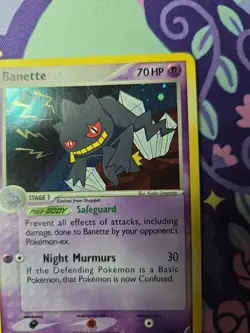 Pokemon TCG EX Crystal Guardians Banette 1/100 Holo Moderately Played - Image 3