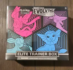 Pokemon Evolving Skies ETB Elite Trainer Box - Sealed - minor damage - Image 1