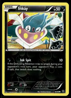 Inkay 45/98 Reverse Holo XY Ancient Origins Pokemon Card - Image 1