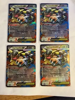 Pokemon TCG Mega Kangaskhan EX 025 Promo Play Set of 4 Cards Near Mint - Image 1