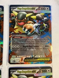 Pokemon TCG Mega Kangaskhan EX 025 Promo Play Set of 4 Cards Near Mint - Image 3