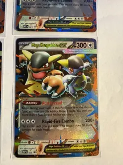 Pokemon TCG Mega Kangaskhan EX 025 Promo Play Set of 4 Cards Near Mint - Image 4