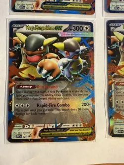 Pokemon TCG Mega Kangaskhan EX 025 Promo Play Set of 4 Cards Near Mint - Image 5