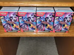 Pokemon Destined Rivals Booster Bundle Lot of 4 BRAND NEW + SEALED - Image 1