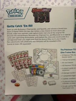 Pokemon Scarlet and Violet 151 Elite Trainer Box Sealed TCG ETB 820650853159 - Image 5