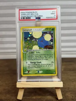 2004 Pokemon EX Team Rocket Returns Jumpluff Reverse Foil 11/109 - PSA 9 MINT - Image 1