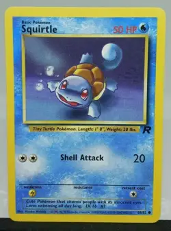 Pokemon Team Rocket Squirtle Common (68/82) Near Mint NM - FREE TRACKED SHIPPING - Image 1