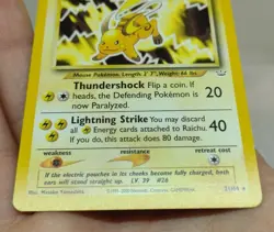 Pokemon Neo Revelation Raichu 21/64 Non Holo LP/NM - FREE TRACKED SHIPPING - Image 3