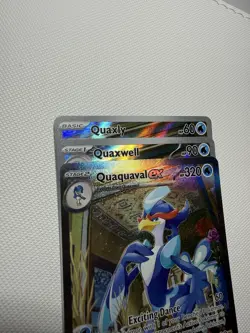 Pokemon Quaxly Quaxwell Quaquaval EX Holo Lot Paldea Evolved TCG 2023 - Image 2