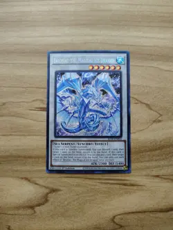 Yu-Gi-Oh! - Brionac, The Magical Ice Dragon - Secret Rare / Holo - BLTR-EN004 - Image 1