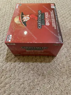 One Piece TCG OP-13 Booster Box Carrying On His Will English Factory Sealed - Image 5
