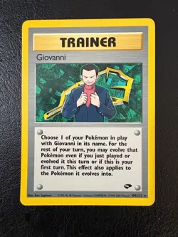 WOTC Pokemon Card Gym Challenge Giovanni Rare Vintage Pokemon Card - Image 1