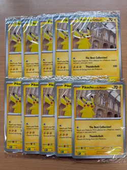 Pikachu At The Museum Oversized Promo Card x10 sealed - Image 1