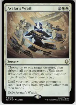MTG Avatar's Wrath Foil NM Avatar: The Last Airbender Magic 12 - Image 1