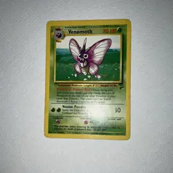Pokemon Venomoth Rare 70 HP Stage 1 Base Set 2 31/130 2000 English TCG Card - Image 2