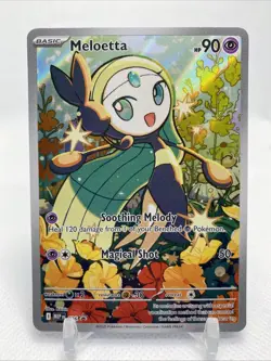Pokemon TCG - Meloetta 026 Illustration Rare Promo Holo - Phantasmal Flames - Image 1