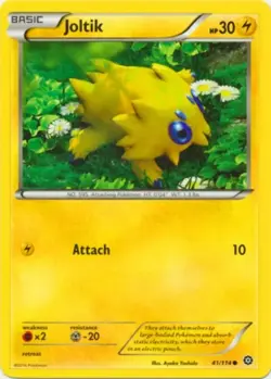 Pokemon TCG Joltik Steam Siege 41/114 Regular Common - Image 1
