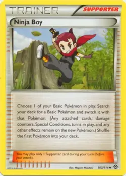 Pokemon: Ninja Boy - 103/114 - Uncommon - XY Steam Siege - Image 1