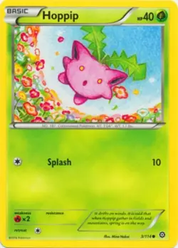 Hoppip - 3/114 - Common - Pokemon TCG - Steam Siege - Image 1