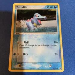 Pokemon 2004 EX Hidden Legends 79/101 Totodile Reverse Holo 🔥 - Image 2
