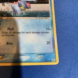 Pokemon 2004 EX Hidden Legends 79/101 Totodile Reverse Holo 🔥 - Image 5
