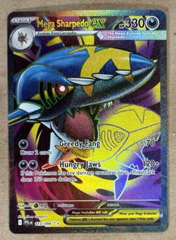 Mega Sharpedo Ex Holo Phantasmal Flames Ultra Rare 113/094 Pokemon TCG - Image 1