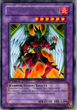 Elemental Hero Phoenix Enforcer - DP05-EN012 - NM/VLP - Rare - 1st ed - Yugioh - Image 1