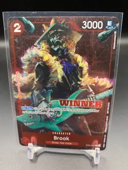 Brook RARE WINNER CHAMPIONSHIP ALT ART ST01-011 ONE PIECE TCG MINT NM - Image 1