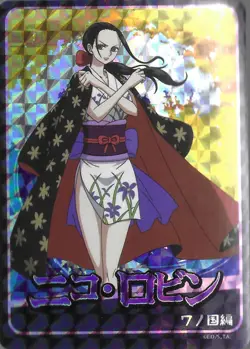 Nico Robin One Piece Holographic Trading Card Stickers - Image 1