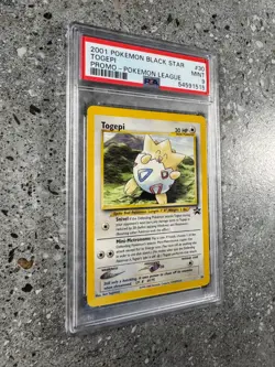 Pokemon TCG Cards Togepi 30 WOTC Black Star Promo PSA 9 MINT - Image 3