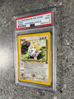 Pokemon TCG Cards Togepi 30 WOTC Black Star Promo PSA 9 MINT - Image 4