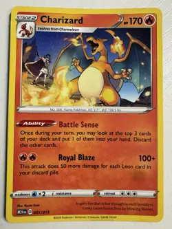 Charizard Base Set 004/102 Holo Rare Pokemon TCG Card DCM 10 120HP Arita - Image 1