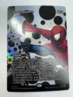 Magic The Gathering MTG Spider-man foil M 0001 COMEUPPANCE - Image 1