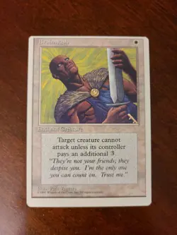 Miscut 1x Brainwash 4th Edition MTG Magic Gathering Error Misprint Oddity - Image 1