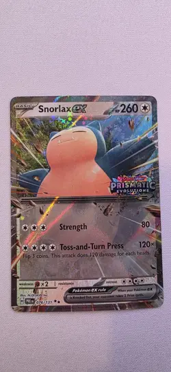Snorlax ex Stamped #76 – Prismatic Evolutions – Pokemon TCG – Near Mint - Image 4