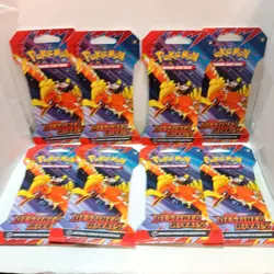 Pokemon Destined Rivals Sleeved Booster Pack Lot Of 8 Sealed - Image 1