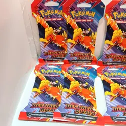 Pokemon Destined Rivals Sleeved Booster Pack Lot Of 8 Sealed - Image 2